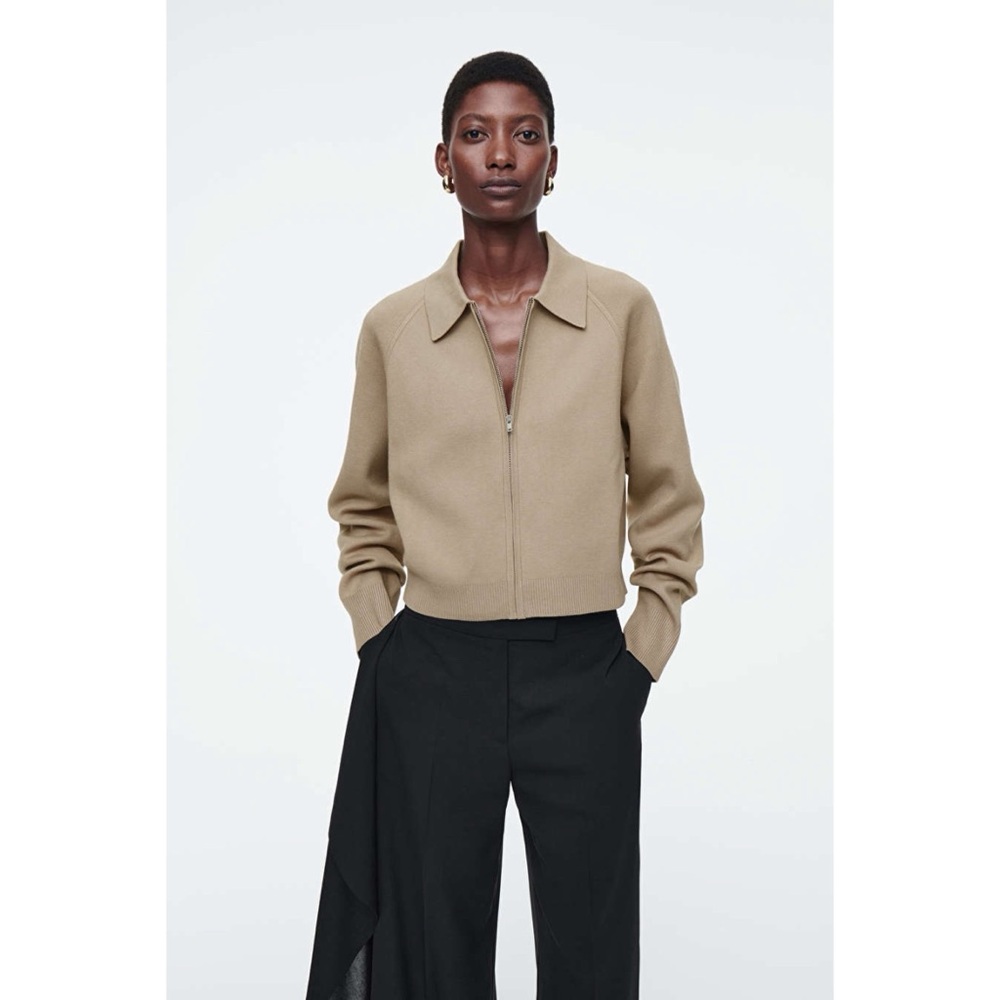 NWT! COS DOUBLE-FACED KNITTED JACKET